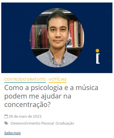 ibmec julio ito psicologia música